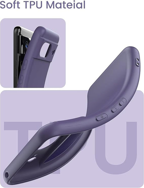 Deep Purple Camera Original Silicone case for Google Pixel 8 - The Hatke