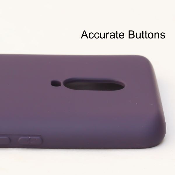 Deep Purple Camera Original Silicone Case for Oneplus 6T - The Hatke