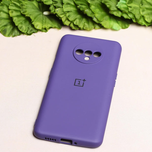 Deep Purple Camera Original Silicone Case for Oneplus 7T - The Hatke