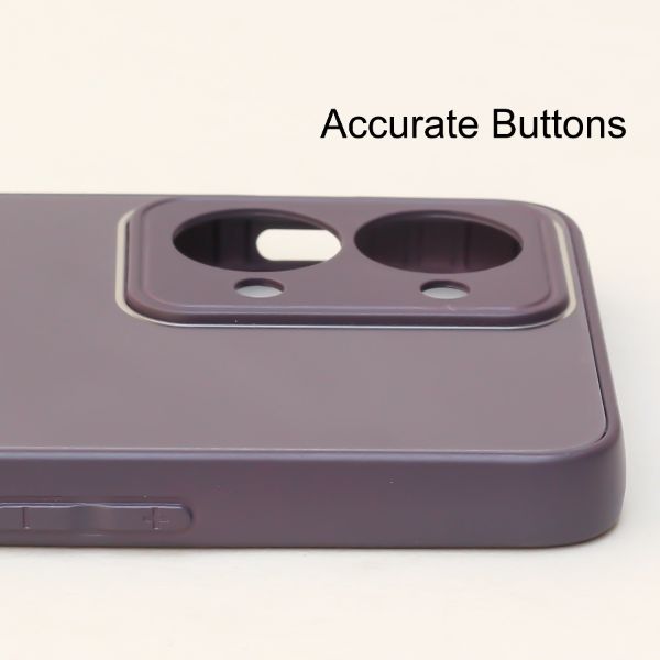 Deep Purple Camera Original Silicone Case for Oneplus Nord 2T - The Hatke