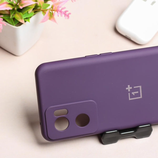 Deep Purple Camera Original Silicone Case for Oneplus Nord CE 2 - The Hatke