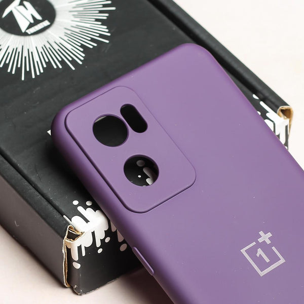 Deep Purple Camera Original Silicone Case for Oneplus Nord CE 2 - The Hatke