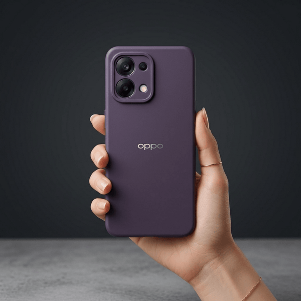 Deep Purple Camera Original Silicone case for Oppo F31 - The Hatke