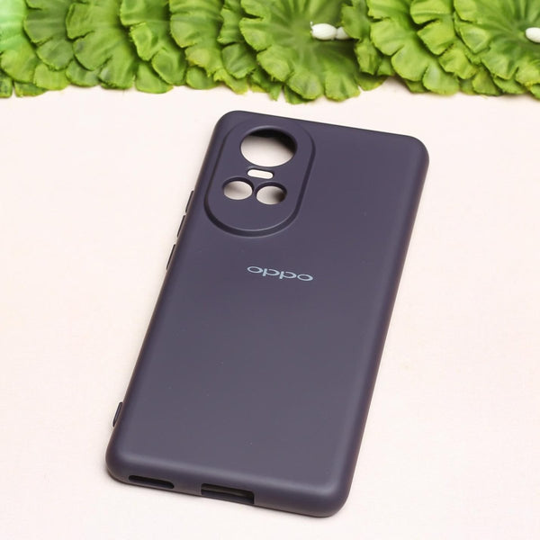 Deep Purple Camera Original Silicone case for Oppo Reno 10 - The Hatke