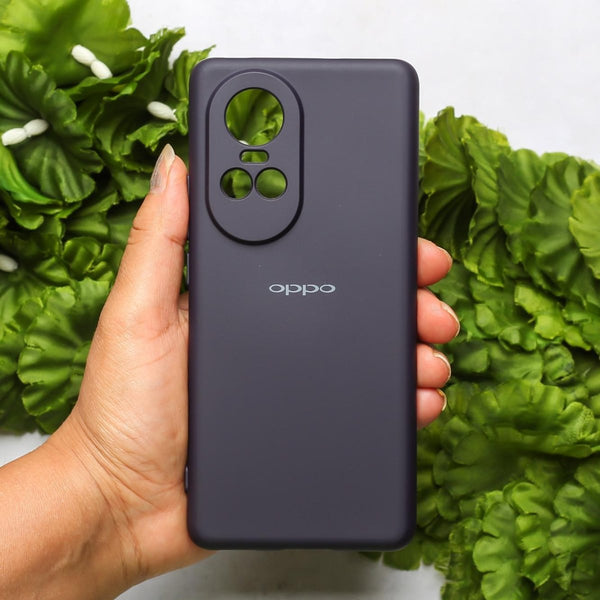 Deep Purple Camera Original Silicone case for Oppo Reno 10 - The Hatke