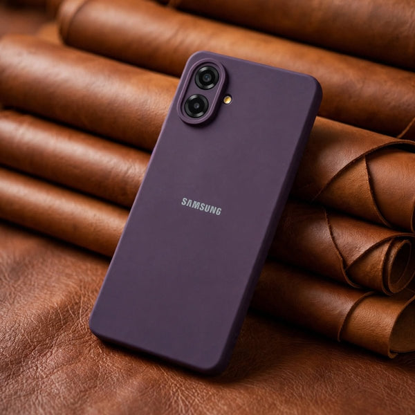 Deep Purple Camera Original Silicone case for Samsung A07 - The Hatke