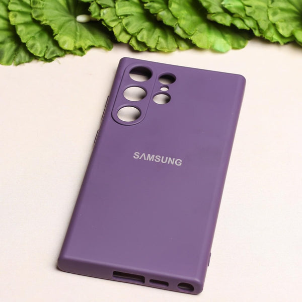 Deep Purple Camera Original Silicone case for Samsung S24 Ultra - The Hatke