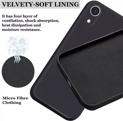 Deep Purple Original Camera Safe Silicone Case for Apple Iphone XR - The Hatke
