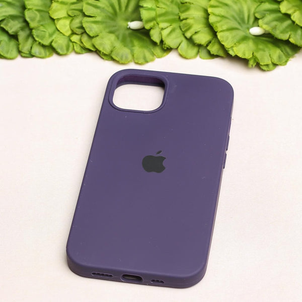 Deep Purple Original Silicone case for Apple iphone 14 Plus - The Hatke