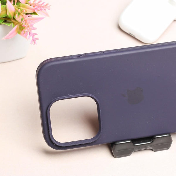 Deep Purple Original Silicone case for Apple iphone 14 Pro Max - The Hatke
