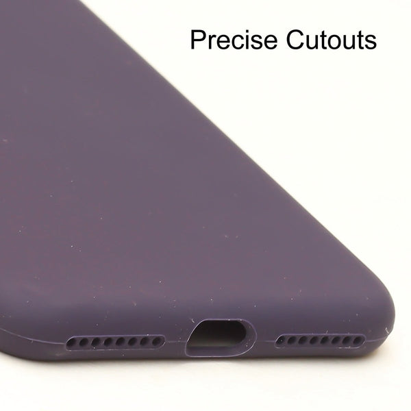 Deep Purple Original Silicone case for Apple iphone 7 Plus - The Hatke