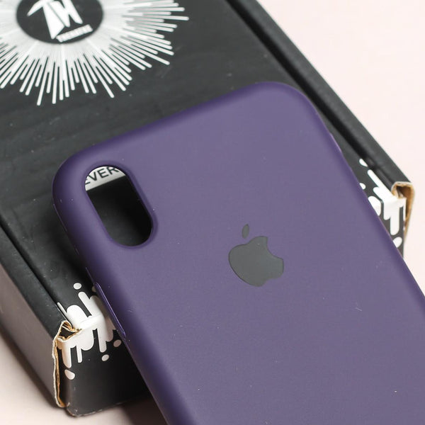 Deep Purple Original Silicone case for Apple iphone Xr - The Hatke