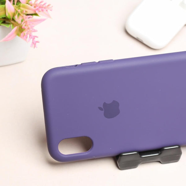 Deep Purple Original Silicone case for Apple iphone Xs Max - The Hatke