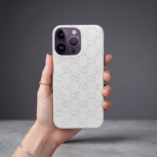 Design CG 2 White Silicone case for Apple iphone 14 pro max - The Hatke