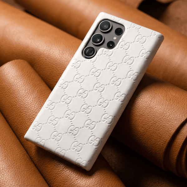 Design CG 2 White Silicone case for Samsung S23 Ultra - The Hatke