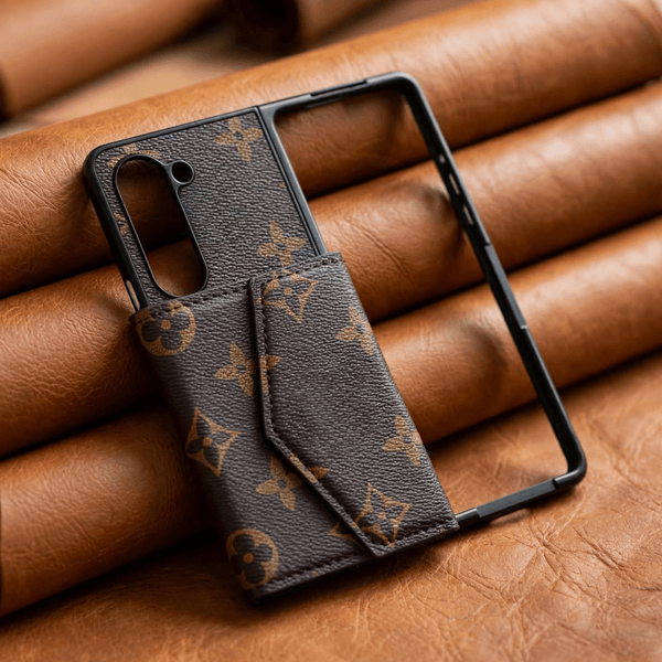 Design L2 Brown Silicone case for Samsung Galaxy Fold 5 - The Hatke