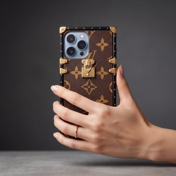 Design L4 Brown Silicone case for Apple iphone 14 Pro Max - The Hatke