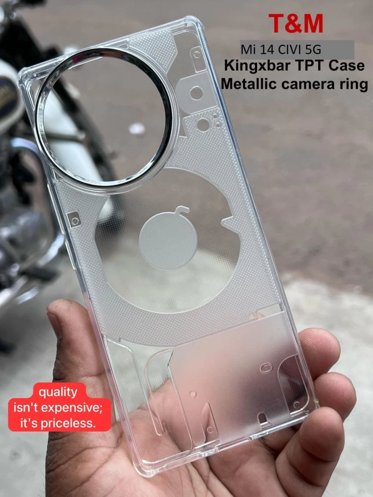 King bar silicone Case for Vivo V30e