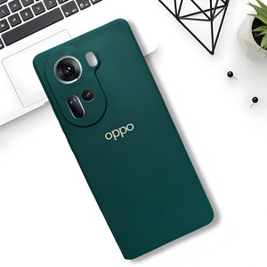 Dark Green Candy Silicone Case for Oppo Reno 11