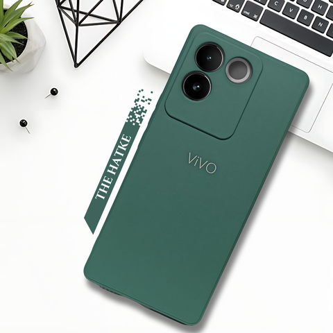 Dark Green Candy silicone Case for Vivo T2 Pro