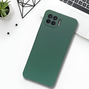 Dark Green Camera Original Silicone case for Oppo F17 Pro