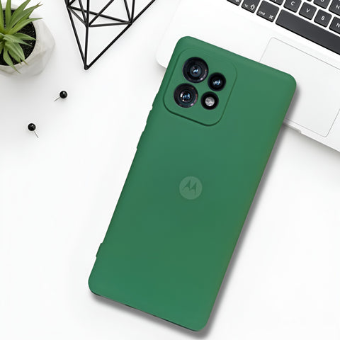 Green Camera Original Silicone case for Motorola Edge 40 Pro