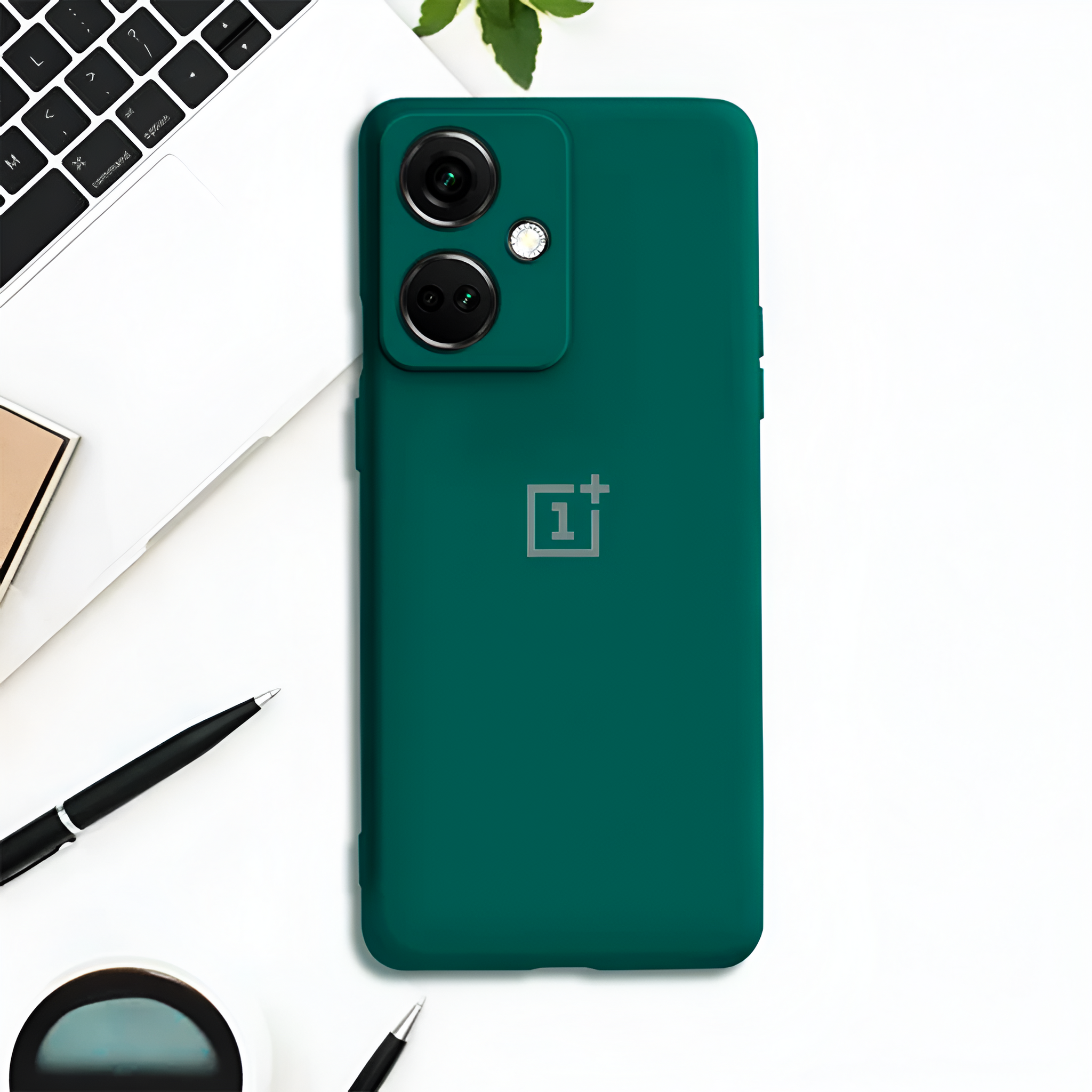 Dark Green Camera Original Silicone case for Oneplus Nord CE 3