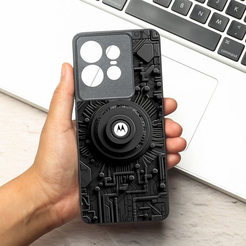 Core Reactor metal back case for Motorola Edge 50 Pro