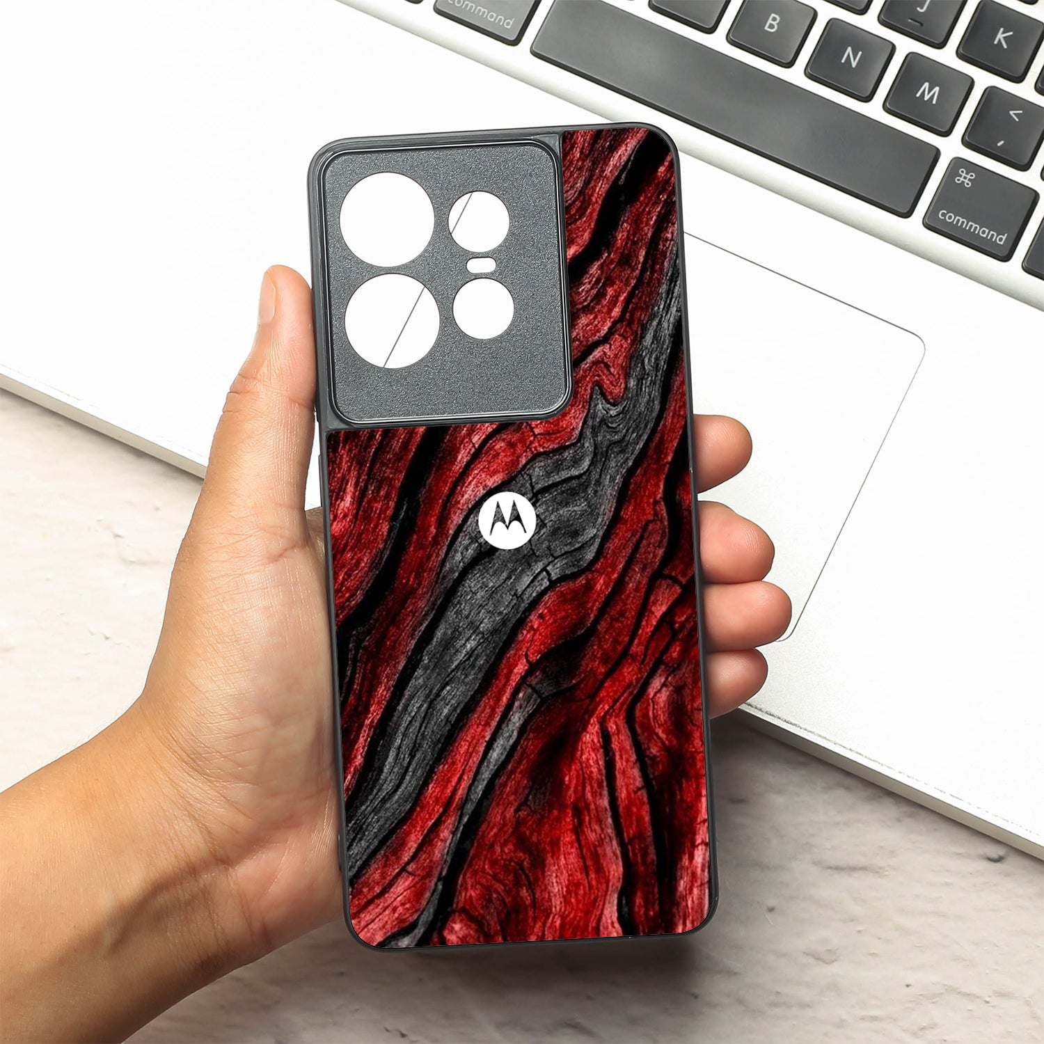 Volcano Core metal back case for Motorola Edge 50 Pro