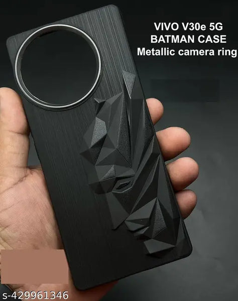 Superhero Engraved logo silicon Case for Vivo V30e