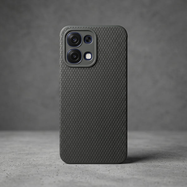 Black Line Wave Silicone Case for Oppo F31