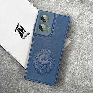 Blue Royal King Silicone Case for Motorola Edge 50 Fusion