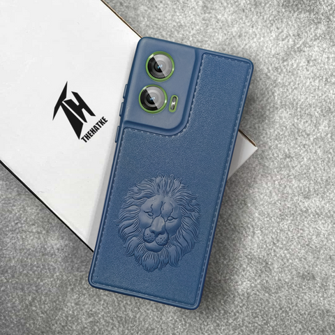 Blue Royal King Silicone Case for Motorola Edge 50 Fusion