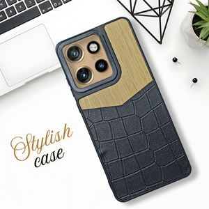 WoodTouch Cream Case for Motorola Edge 50 Neo