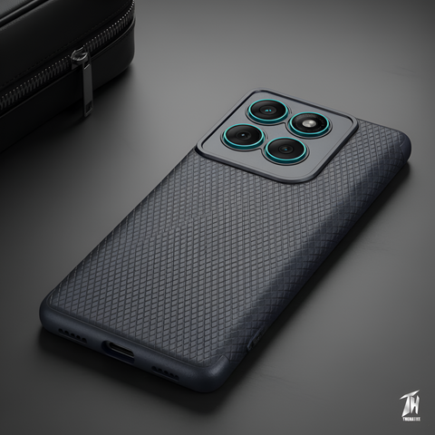 Black Line Wave Silicone Case for Motorola Edge 60 Fusion