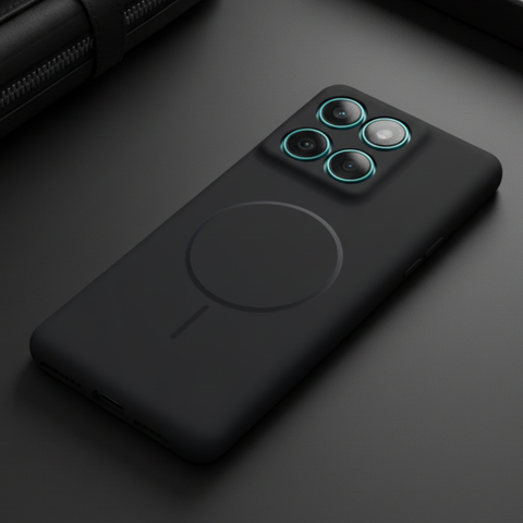 CAVEN Black Silicone case for Motorola Edge 60 Fusion