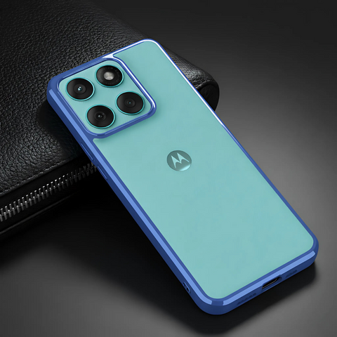 EW Blue Transparent case for Motorola Edge 60 Fusion
