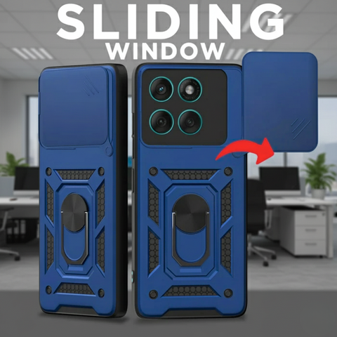 TitanArmor Blue Silicone case for Motorola Edge 60 Fusion