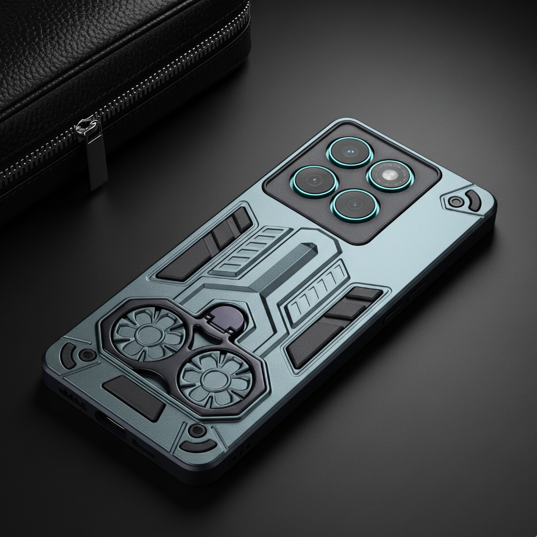 Green Cycle Armor Silicone Case for Motorola Edge 60 Fusion