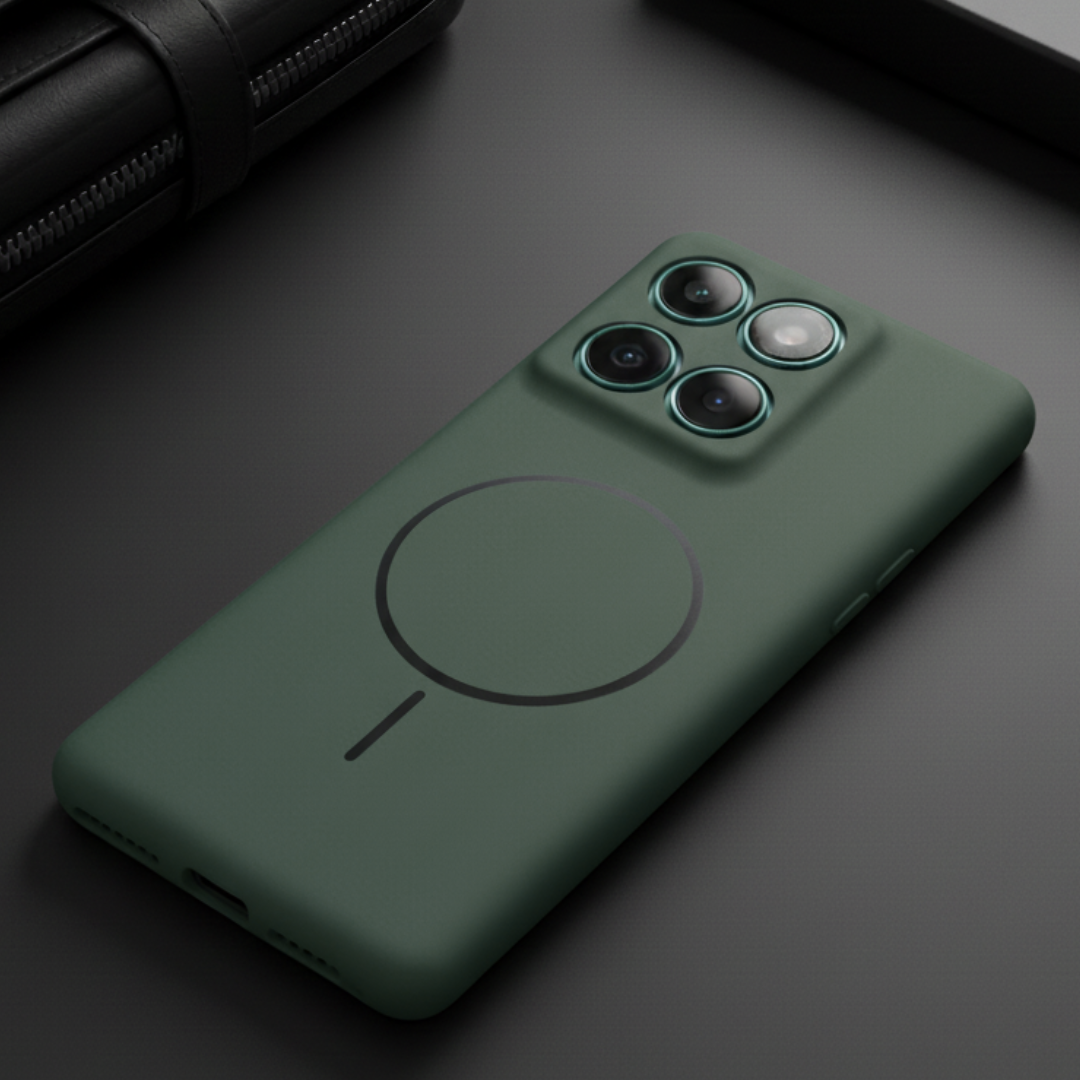 CAVEN Dark Green Silicone case for Motorola Edge 60 Fusion