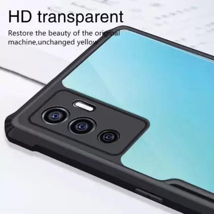Hybrid Shockproof protective transparent Silicone Case for Vivo V23e
