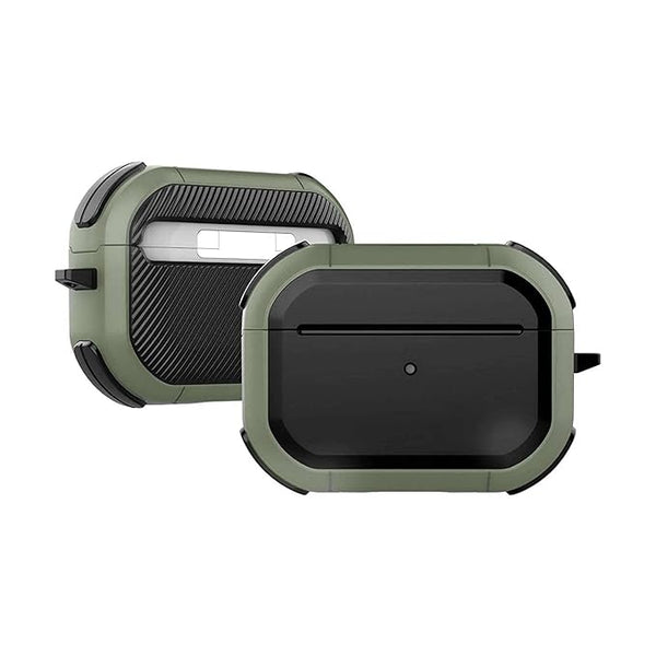Eggshell Buffer Design (Dark Green) Silicone Case For Apple Airpods Pro - The Hatke