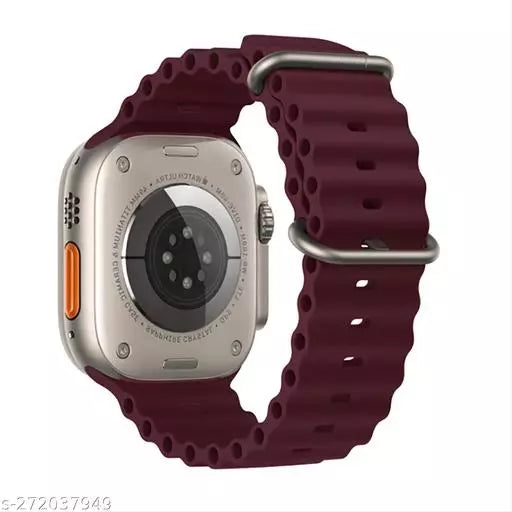 Mehroon Ocean Loop Watch Strap For apple For Apple Iwatch (45mm/49mm)