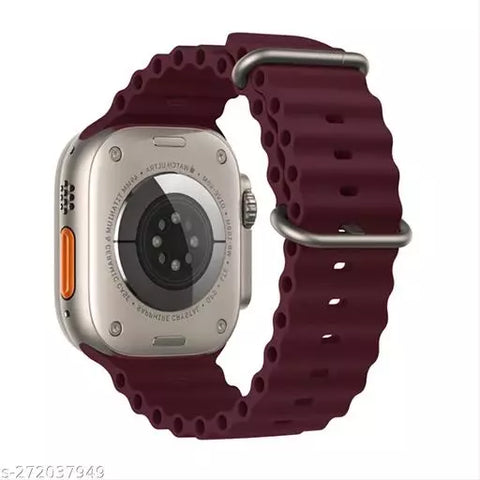 Mehroon Ocean Loop Watch Strap For apple For Apple Watch SERIES 7 (42mm/44mm/45mm/46mm/49mm)