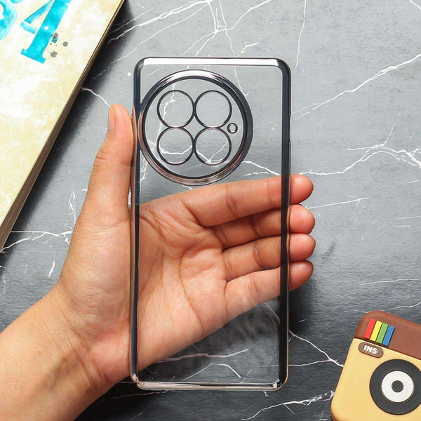 EW Silver Transparent case for Oneplus 13 - The Hatke