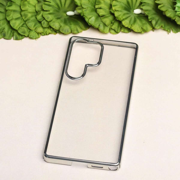 EW Silver Transparent case for Samsung S25 Ultra - The Hatke