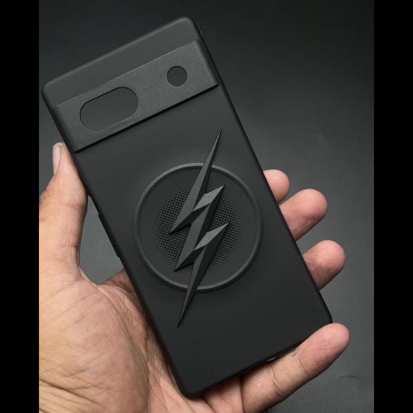 F-Superhero Engraved silicon Case for Google Pixel 7A - The Hatke