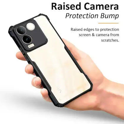 Hybrid Shockproof protective transparent Silicone Case for Vivo T2 Pro