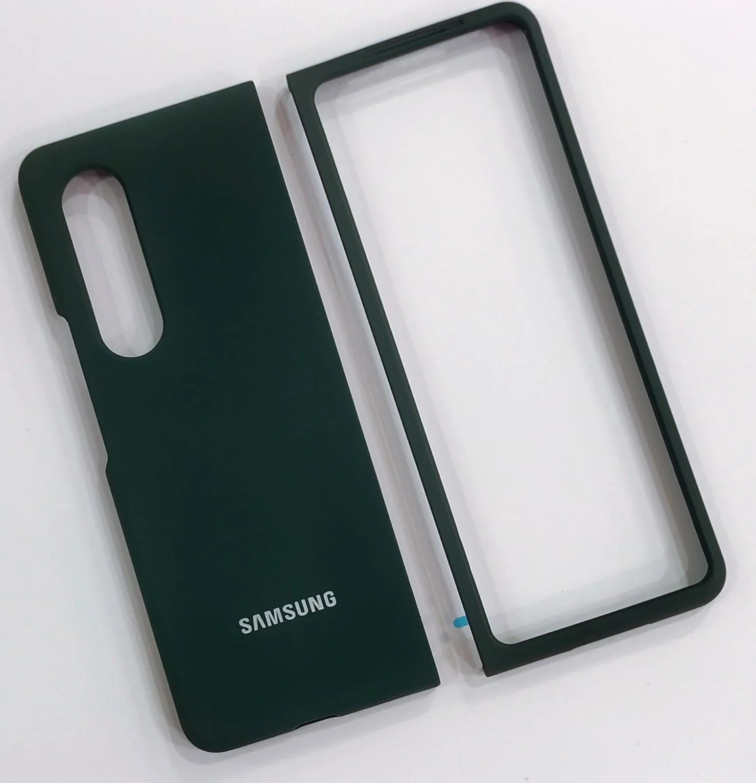 Green Original Silicone case for Samsung Z Fold 4 5G