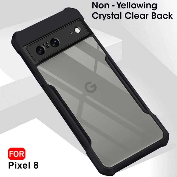 Hybrid Shockproof silicone transparent Case for Google Pixel 8